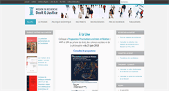 Desktop Screenshot of gip-recherche-justice.fr